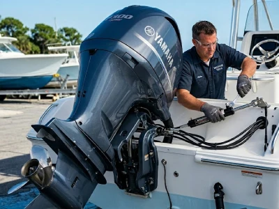How To Install A Steering System On An Outboard Motor?